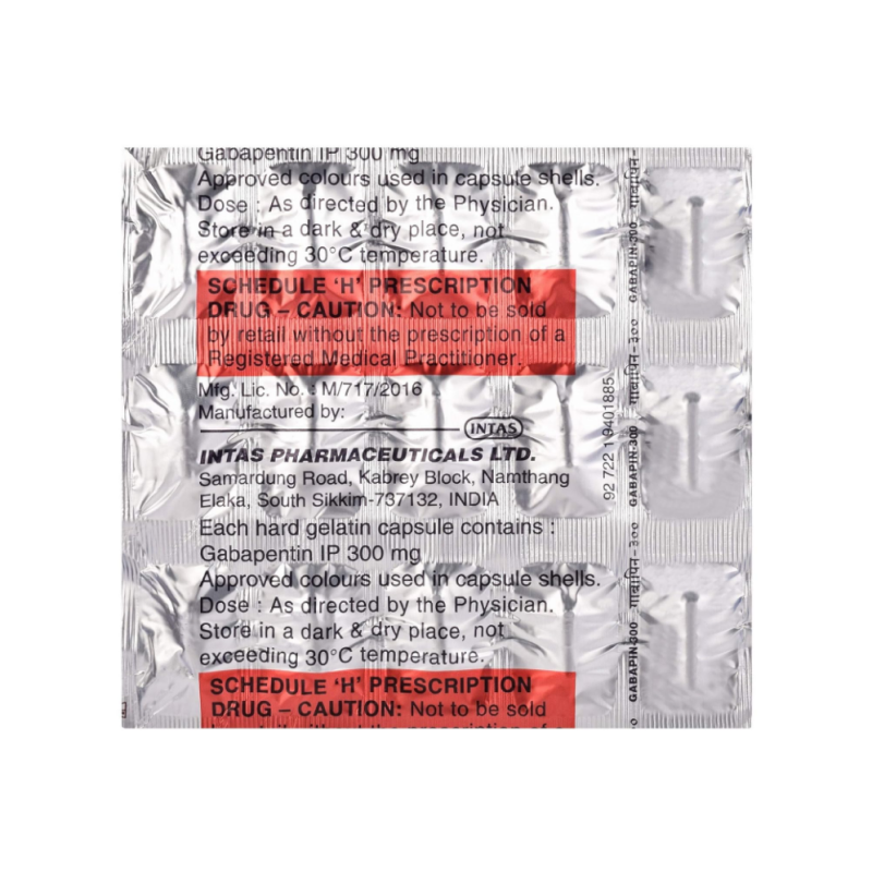 Gabapin 300mg Capsule | Pocket Chemist