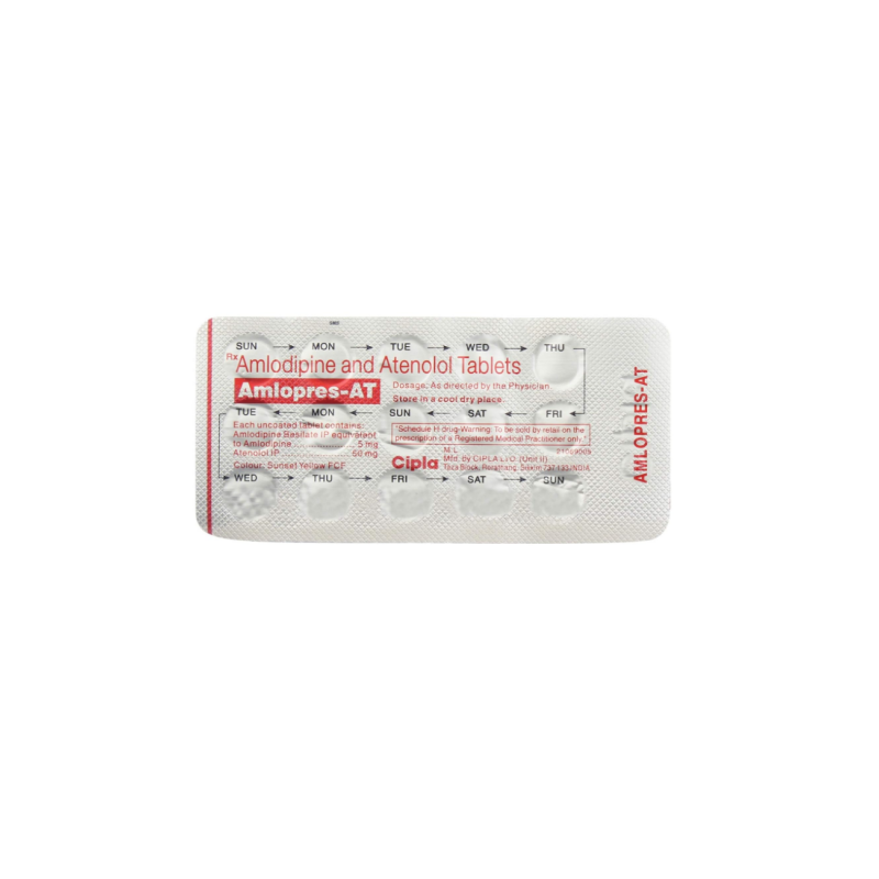 Amlopres AT 5 +50mg Tablet | Pocket Chemist