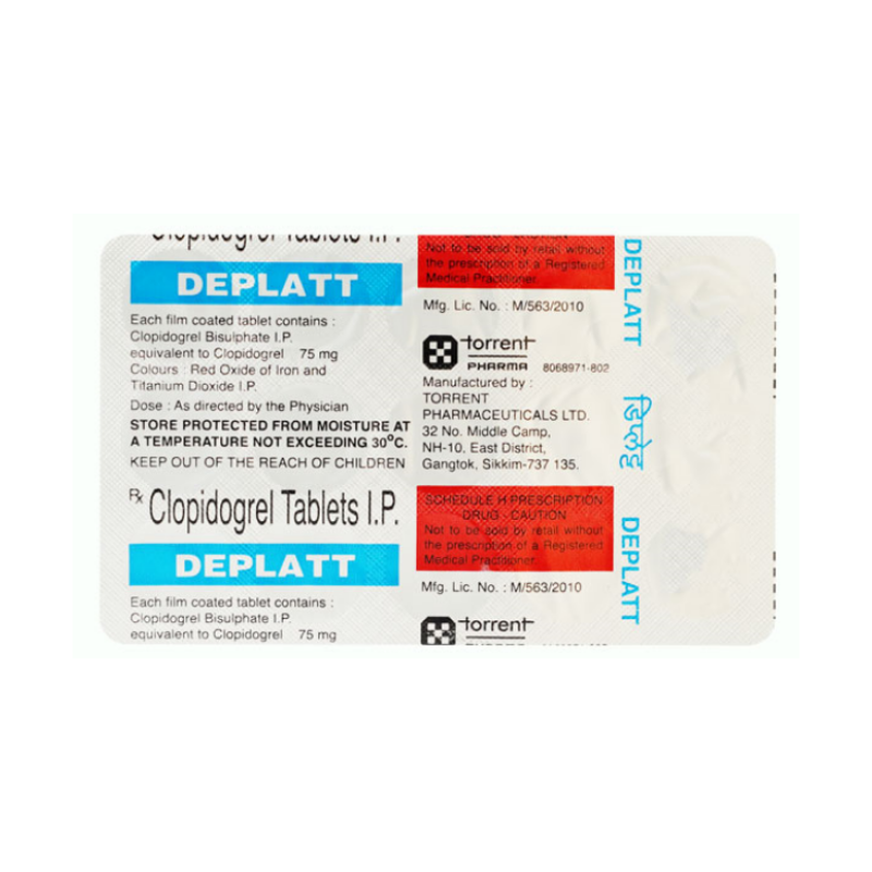 Deplatt 75mg Tablet | Pocket Chemist