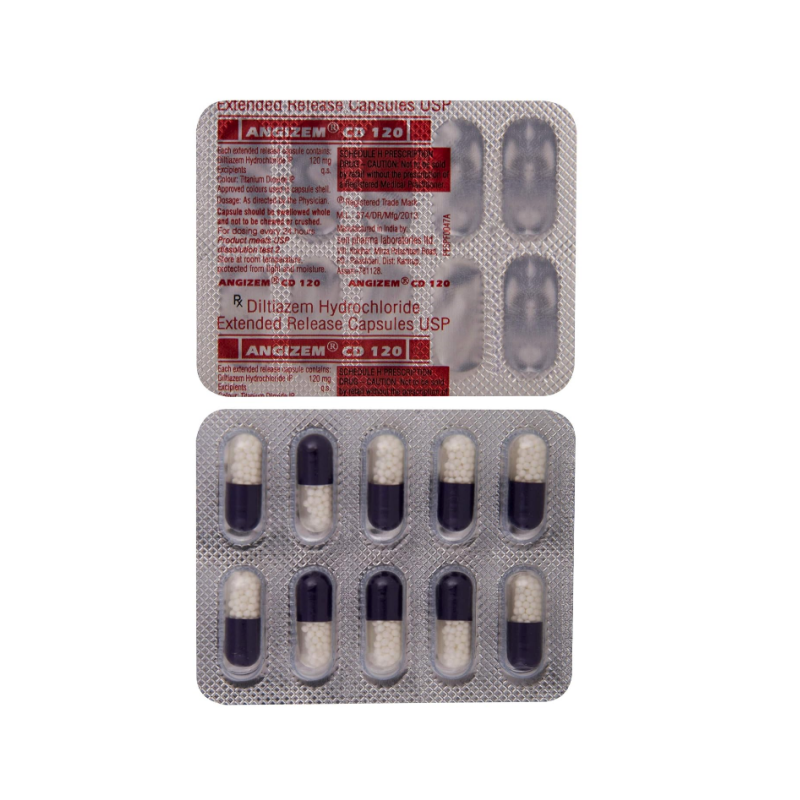 Angizem CD 120mg Capsule | Pocket Chemist