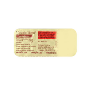 Cardivas 3.125mg Tablet | Pocket Chemist