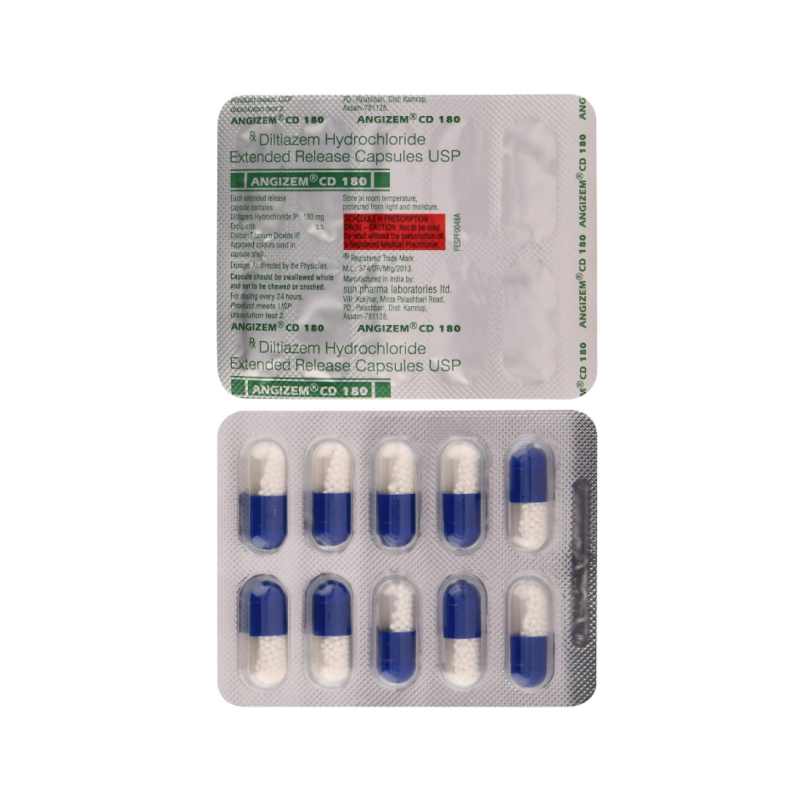 Angizem CD 180mg Capsule | Pocket Chemist