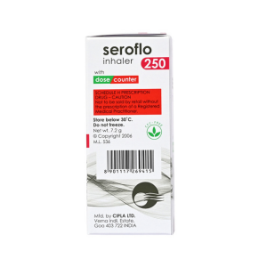 Seroflo Inhaler 25 mcg 250 mcg (120 mdi) | Pocket Chemist