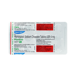 Montair Chewable Tablets 4mg | Pocket Chemist