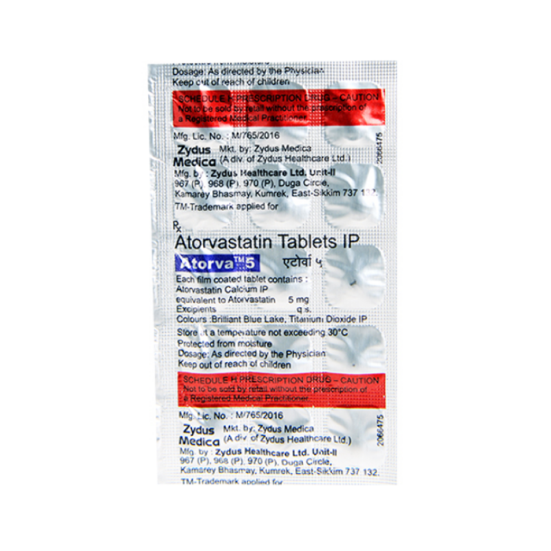 Atorva 5mg Tablet | Pocket Chemist