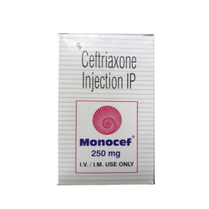 Monocef 250 mg Injection | Pocket Chemist