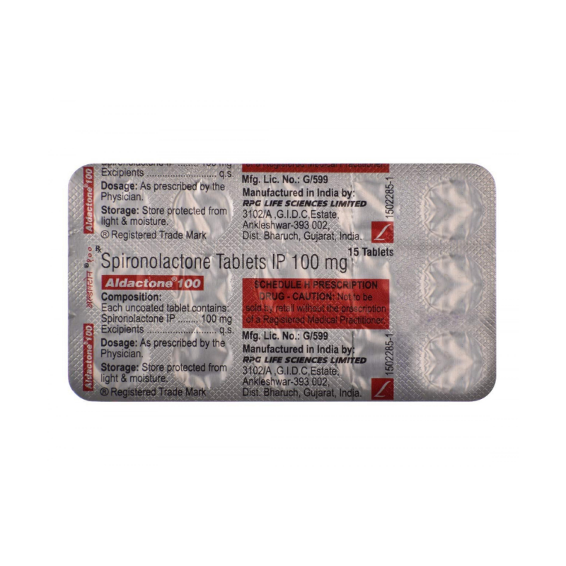 Aldactone 100mg Tablet | Pocket Chemist