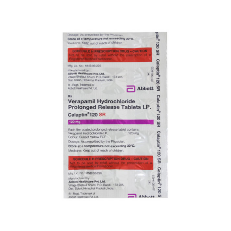 Calaptin SR 120mg Tablet | Pocket Chemist