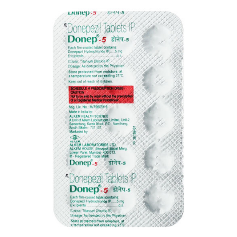 Donep 5 mg Tablet | Pocket Chemist