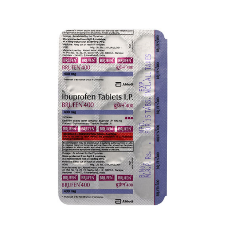 Brufen 400mg Tablet | Pocket Chemist