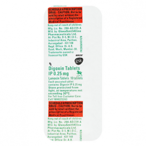 Lanoxin 0.25 mg | Pocket Chemist