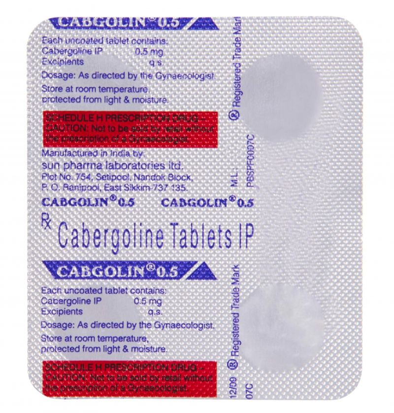 Cabgolin 0.5 mg | Pocket Chemist