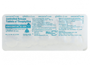 Unicontin E 400mg Tablet ( Theophylline 400mg ) | Pocket Chemist