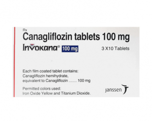 Invokana 100mg Tablet ( Canagliflozin 100mg ) | Pocket Chemist