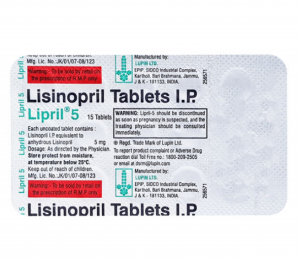 lipril 5mg Tablet | Pocket Chemist