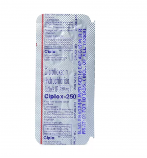 Ciplox 250mg Tablet | Pocket Chemist