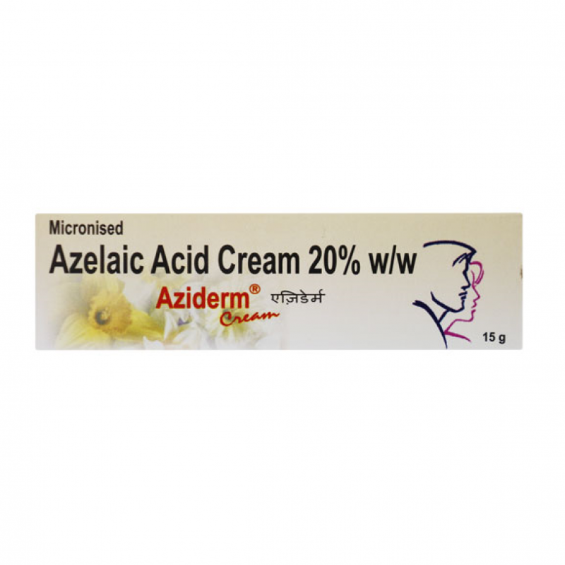 Aziderm Cream 20 % (15 gm) ( Azelaic Acid 20% ) | Pocket Chemist