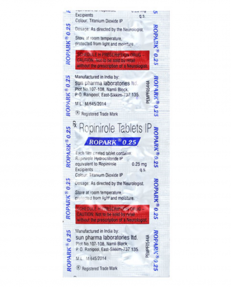 Ropark 0.25mg Tablet | Pocket Chemist