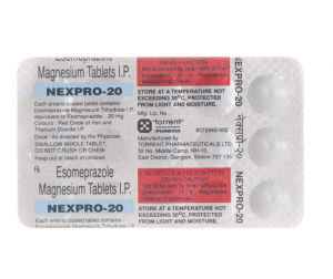 Nexpro 20mg Tablet ( Esomeprazole 20mg ) | Pocket Chemist