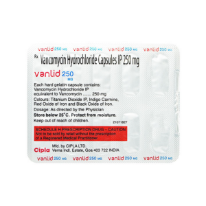 Vanlid 250Mg Capsule ( Vancomycin 250mg ) | Pocket Chemist