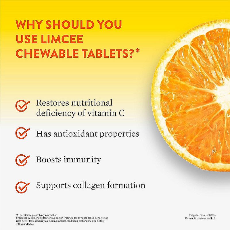 Limcee 500mg Chewable Tablet ( Vitamin C ) | Pocket Chemist
