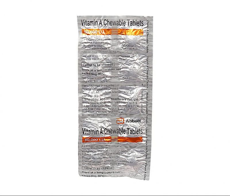 Vitamin A Chewable Tablet ( Vitamin A ) | Pocket Chemist