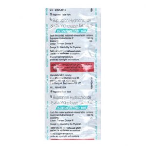Bupron Sr 150 Mg Tablet ( Bupropion 150 mg ) | Pocket Chemist